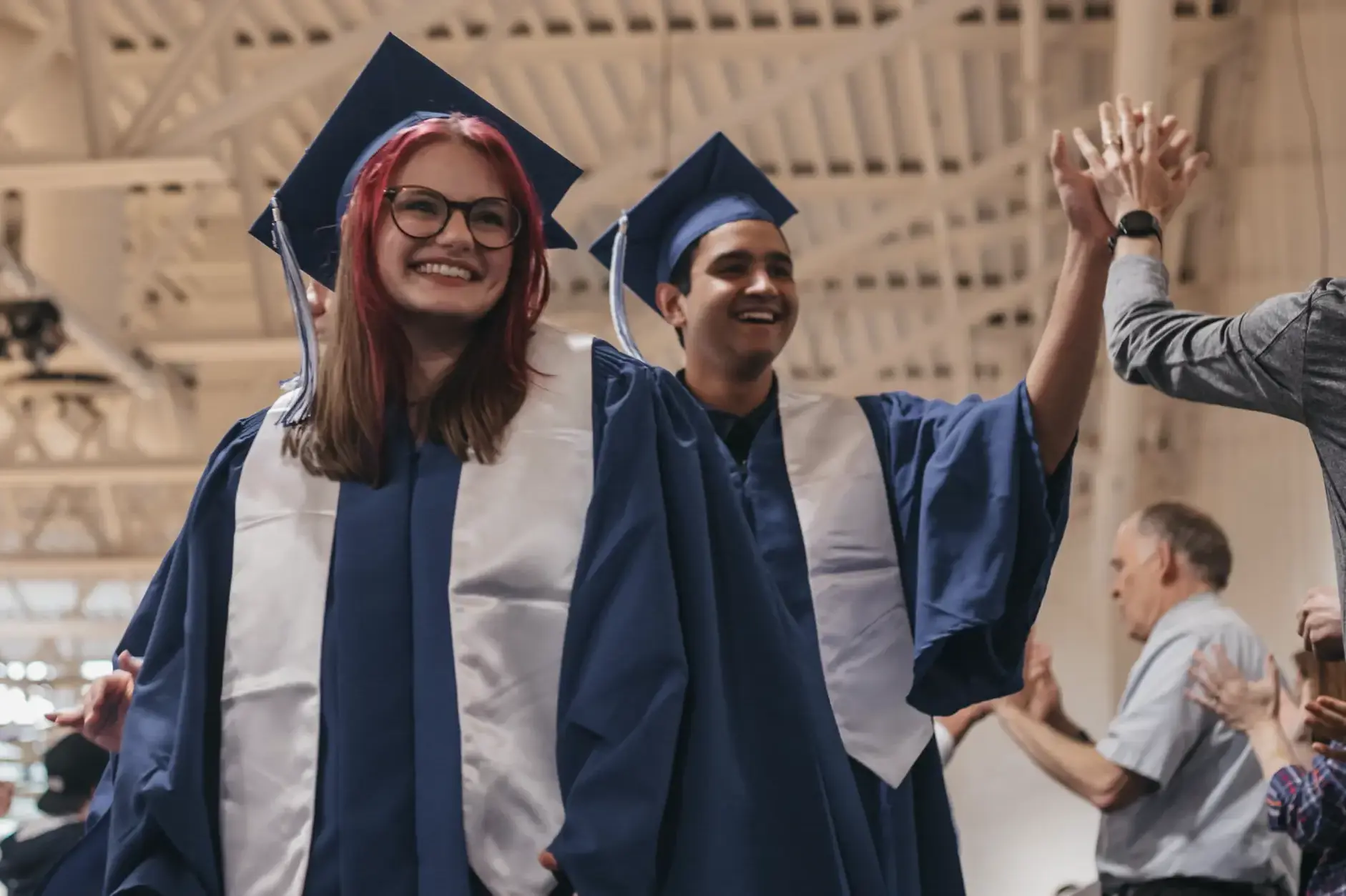 Students graduating