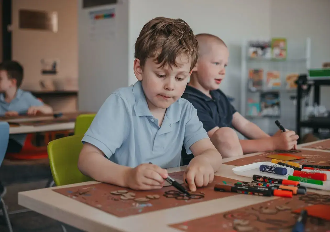 Lower school student drawing