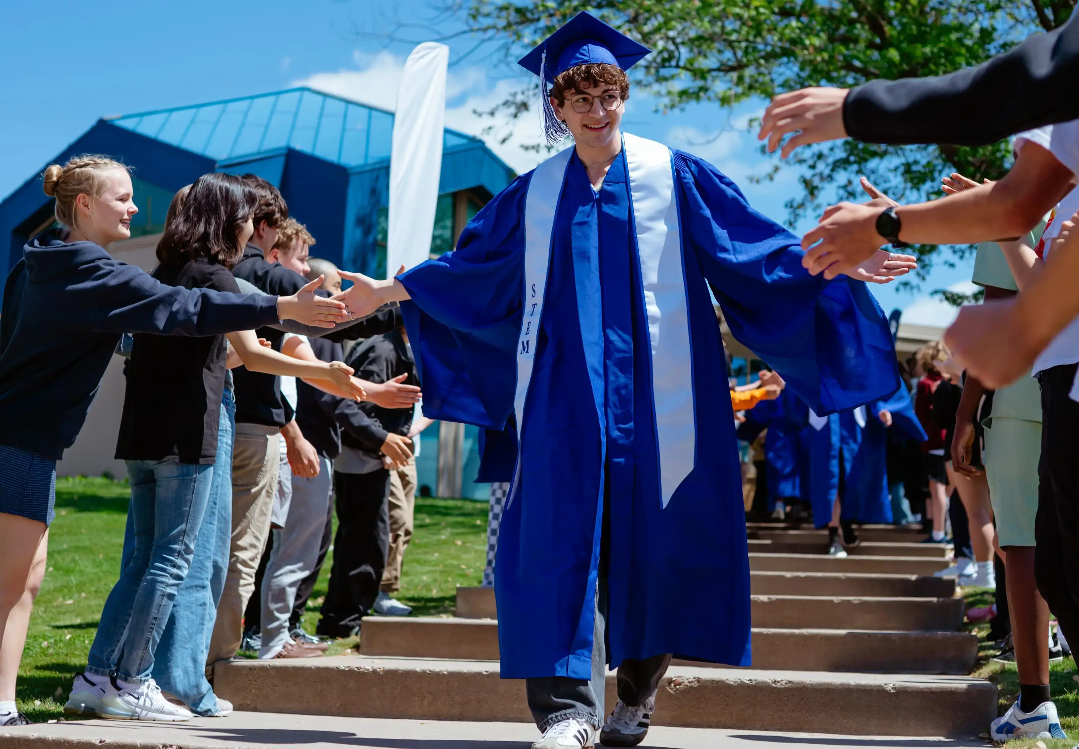 Student Graduating