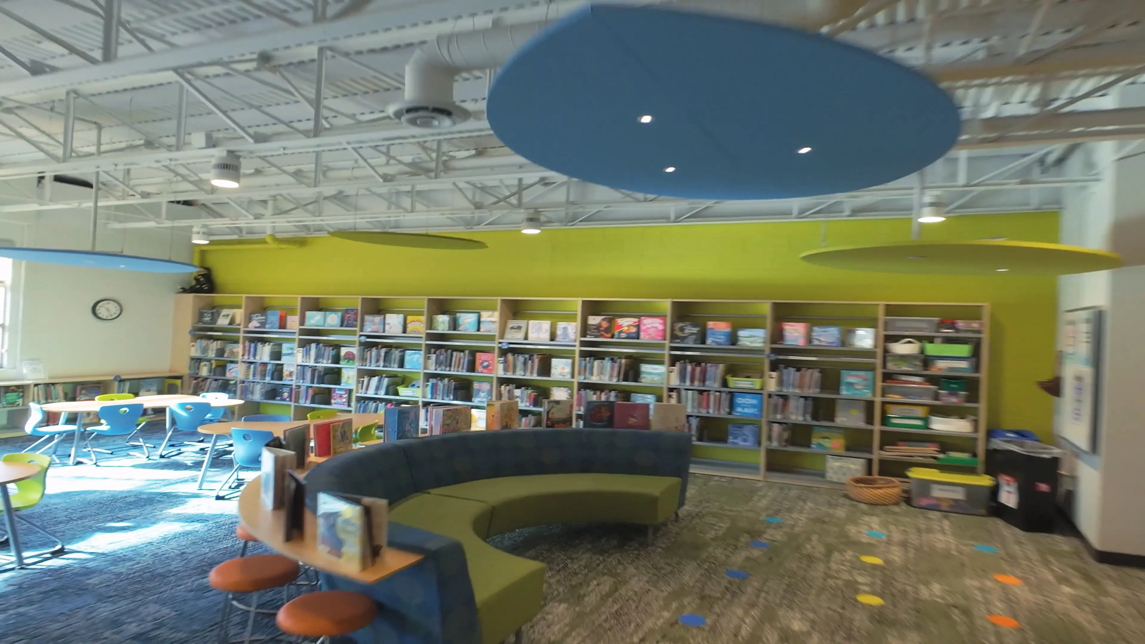 Children's Area of Martin Lenz Harrison Library